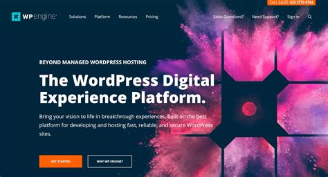 Managed WordPress Hosting plans from WP Engine®.